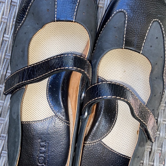Born Mary Jane with Velcro strap black 8.5/40 leather upper EUC - Picture 10 of 10
